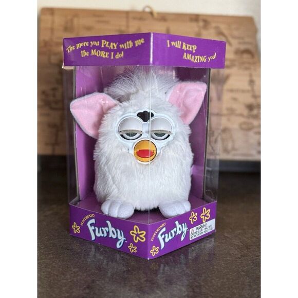 Other - ORIGINAL 1998 FIRST EDITION ELECTRONIC FURBY MODEL 70-800 WHITE NEW IN BOX TIGER